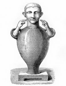 Etruscan urn